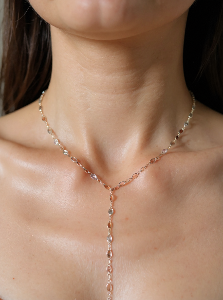 🌟 Gold Y-Shaped Necklace